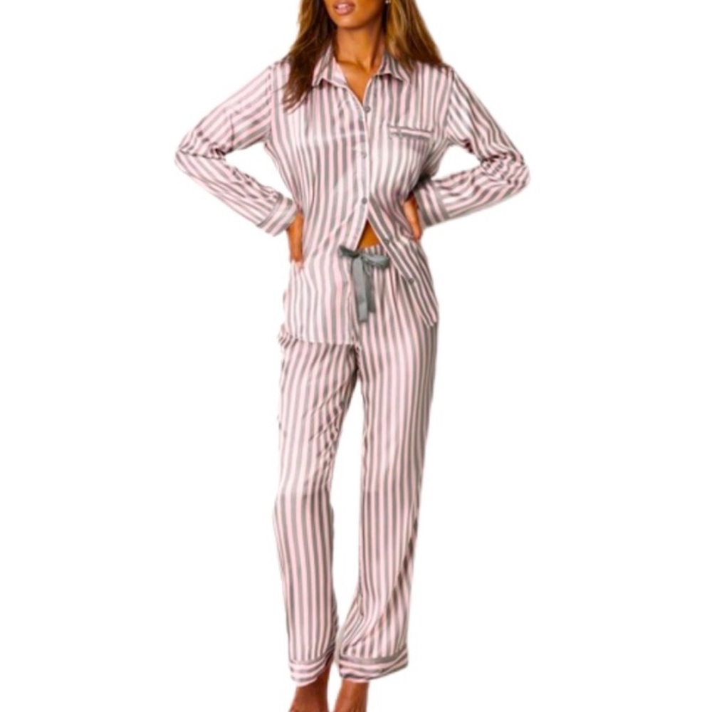 Victoria’s Secret after hours satin pajama set size medium